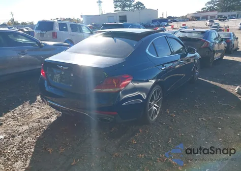 2019 Genesis G70 3.3T Advanced from USA, damaged, VIN KMTG34LE7KU027794